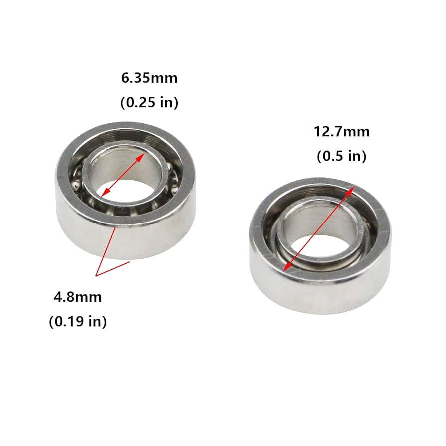 Antrader Chrome Steel R188 Fidget Spinner Bearing High Speed